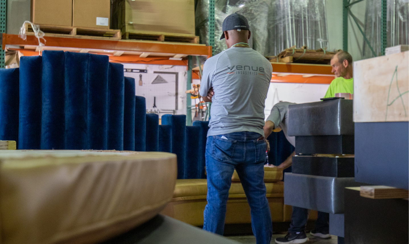 construction of commercial furniture